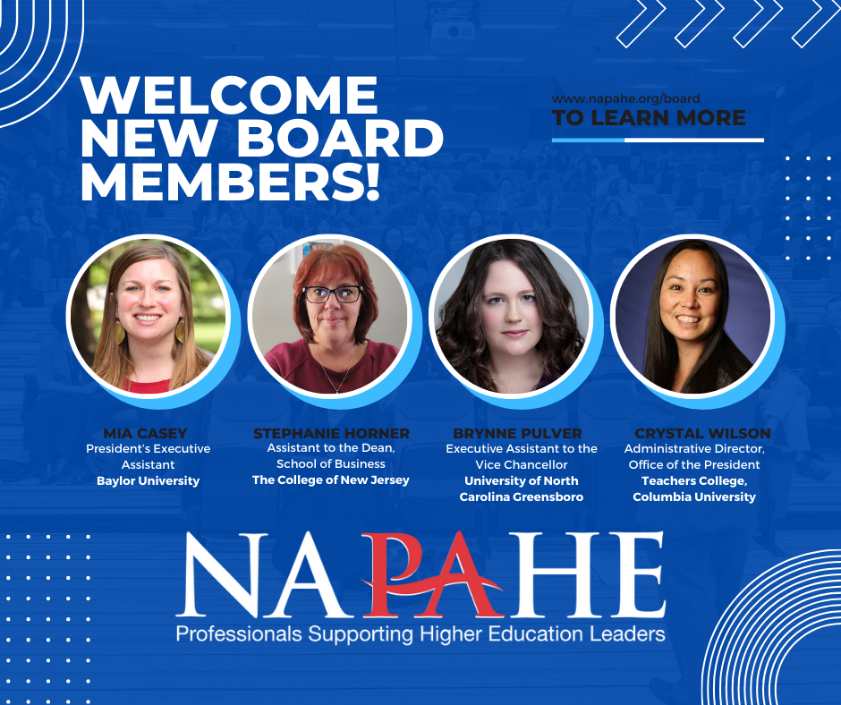 Welcome New Board Members